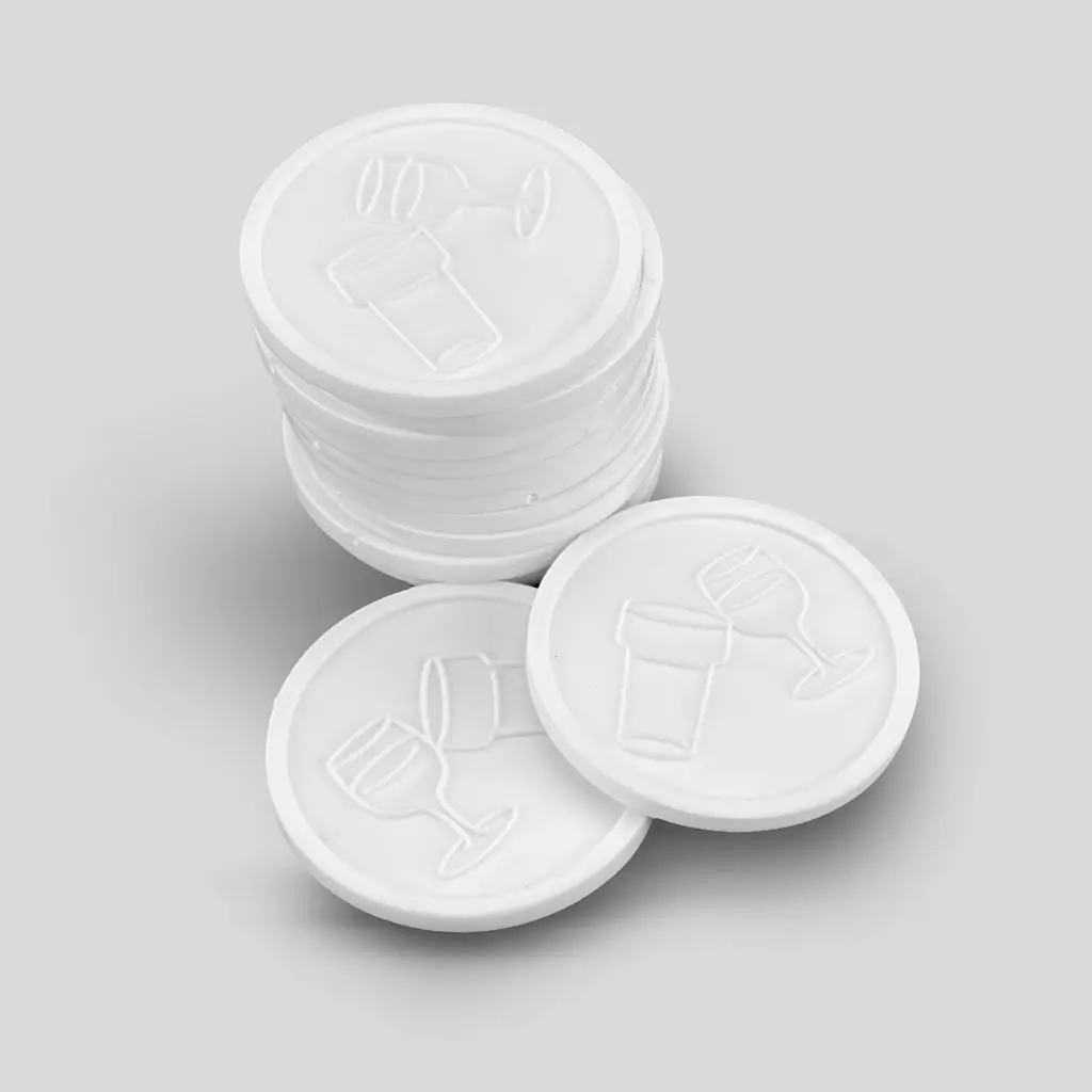 Relief Consumptiemunten 29mm | Bier & Wijn