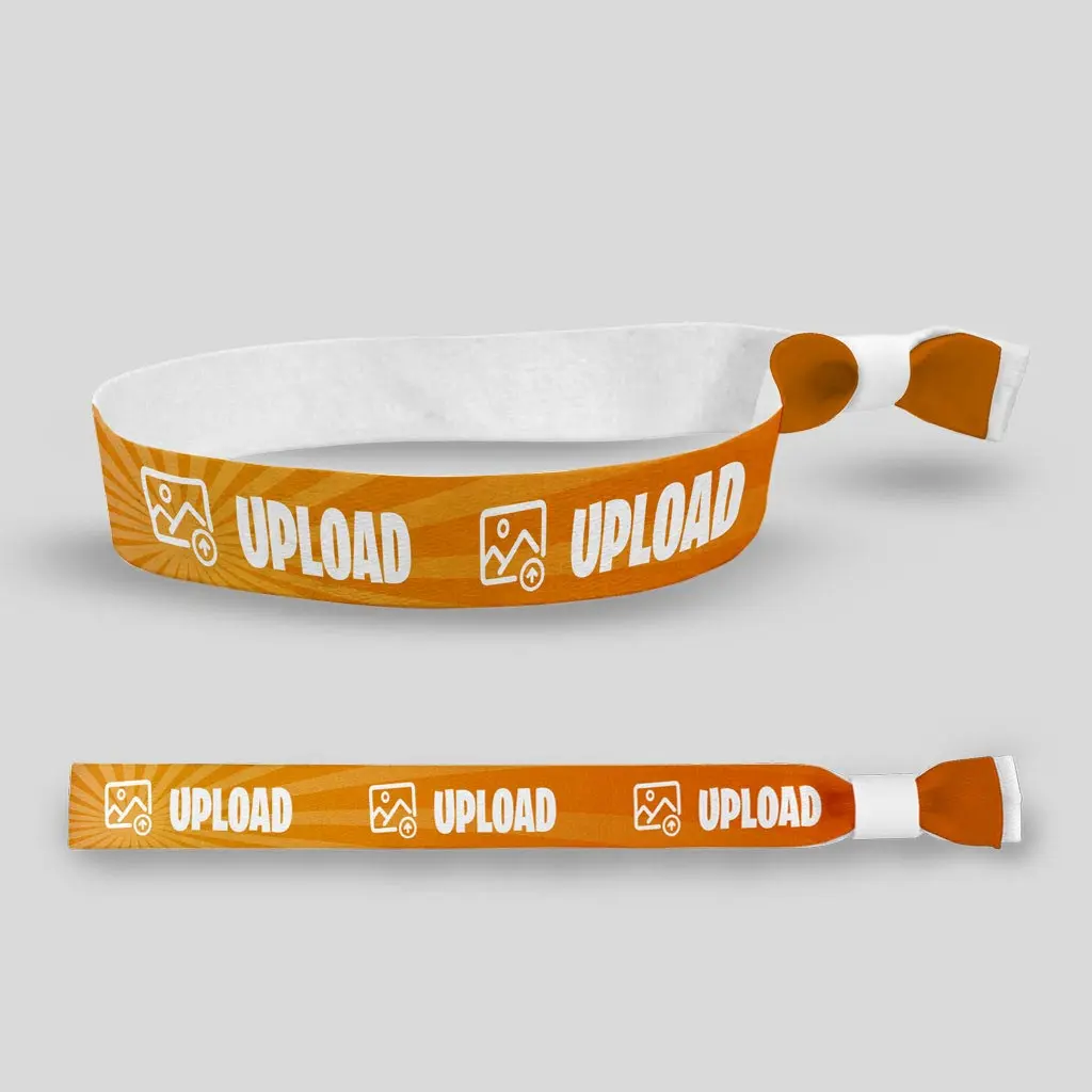 Textiel Polsbandjes | Eigen Ontwerp | Enkelzijdig Bedrukt