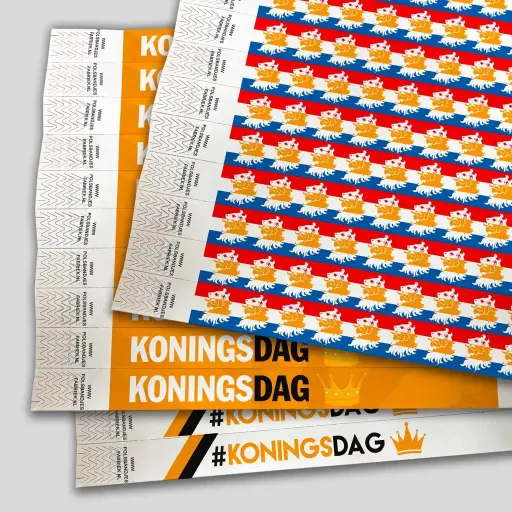 Tyvek Polsbandjes Koningsdag