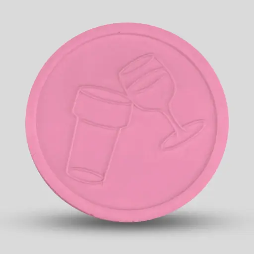 Relief Consumptiemunten 29mm | Bier & Wijn