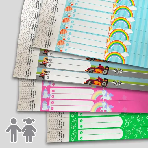 Tyvek Kinderpolsbandjes